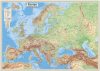 Európa domborzata és vizei falitérkép 125*90 cm - íves papír Európa domborzata és vizei falitérkép 125*90 cm - íves papír