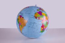 Felfújható politikai földgömb 40 cm 