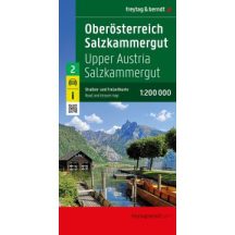   Felső-Ausztria - Salzkammergut, közúti és szabadidős térkép 2 - Freytag / 2026