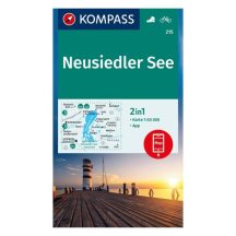   Fertő tó / Neusiedler See turistatérkép, kerékpáros térkép - KOMPASS 215