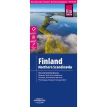 Finnország-Észak-Skandinávia autós térkép - Reise