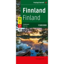 Finnország autótérkép  Freytag 2025