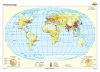 A Föld népessége iskolai falitérkép - egyoldalas - választható méret, nyelv - fóliás, alul-felül faléces