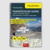 Francia Alpok motoros atlasz / FolyMaps Touring Atlas Französische Alpen / Biker Betten 