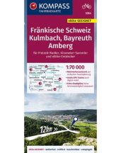   Fränkische Schweiz, Kulmbach, Bayreuth, Amberg kerékpáros térkép - KOMPASS 3354
