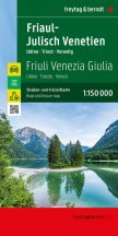 Friuli - Venezia Giulia - Udine - Trieszt - Velence térkép