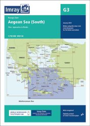 G3 Aegean Sea - South (Imray Chart) hajózási kiadvány