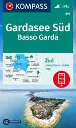 Garda-tó déli rész - Basso Garda turistatérkép - KOMPASS 695