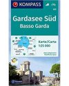 Garda-tó déli rész turistatérkép - KOMPASS 695