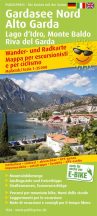   Garda-tó észak - gyalogos-, kerékpáros térkép - Alto Garda, Idro-tó, Monte Baldo, Riva del Garda