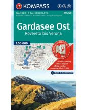   Garda-tó keleti rész - Rovereto - Verona turistatérkép - KOMPASS 250 /2026