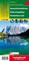   WKD 4 Garmisch-Partenkirchen - Wettersteingebirge - Werdenfelser Land túristatérkép