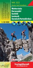   WK 322 Wetterstein · Karwendel · Seefeld · Leutasch · Garmisch Partenkirchen turistatérkép