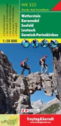 WK 322 Wetterstein · Karwendel · Seefeld · Leutasch · Garmisch Partenkirchen turistatérkép
