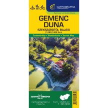   Gemenc / Duna (Szekszárd-Baja) turista-, kerékpáros- és vízisport térkép - Cartographia