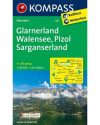 Glarnerland, Walensee turistatérkép  - KOMPASS 126