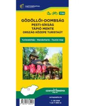   Gödöllői-dombság, Pesti-síkság, Tápió mente turistatérkép TT83