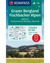Grazi hegyvidék - Fischbacher Alpok turistatérkép - KOMPASS 221