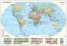 Gyermek világtérkép / A Föld országai 65*45 cm - asztali fóliázott könyöklő