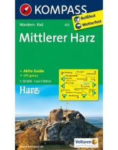 Harz - középső rész turistatérkép - KOMPASS 452
