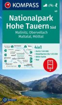 Hohe Tauern Nemzeti Park Dél turistatérkép - KOMPASS 49 