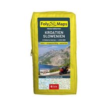   Horvát tengerpart – Szlovénia motoros térkép-szett, laminált 