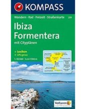 Ibiza, Formentera turistatérkép - KOMPASS 239