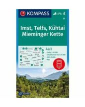   Imst, Telfs, Kühtai, Mieminger Kette turistatérkép - KOMPASS 35