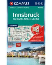   Innsbruck és környéke turistatérkép - KOMPASS 036 - 2025