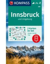Innsbruck és környéke turistatérkép - KOMPASS 290