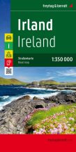 Írország -  autós és szabadidő térkép