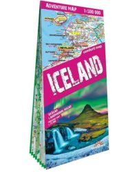Izland trekking térkép