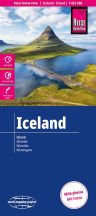 Izland laminált térkép 2025