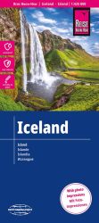 Izland laminált térkép 2025