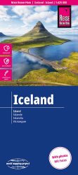 Izland laminált térkép 2025