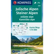   Júliai-Alpok - Kamniki-Alpok  turistatérkép -  KOMPASS  2801