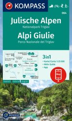 Soča-Tal/Isonzo, Julische Alpen/Alpi Giulia - Kompass 2804