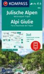 Júliai-Alpok - Triglav  turistatérkép - Julische Alpen KOMPASS  064 -2024