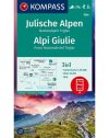 Júliai-Alpok - Triglav  turistatérkép - Julische Alpen KOMPASS  064