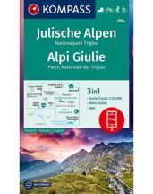   Júliai-Alpok - Triglav  turistatérkép - Julische Alpen KOMPASS  064