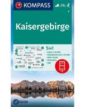 Kaisergebirge turistatérkép - KOMPASS 9