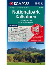   Kalkalpen Nemzeti Park, Ennstal, Steyrtal, Pyhrn-Priel Régió turistatérkép - KOMPASS 70 -2025