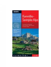   Kamnisko-Savinjske Alpe - Steiner Alpen - Kamniki-Alpok turista térkép