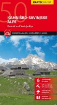   Kamnisko - Savinjske Alpe - Kamniki-Alpok, Steiner Alpen turistatérkép