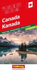 Kanada autóstérkép - Hallwag - 2025
