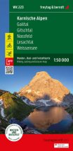   WK 223 Karnische Alpen - Gailtal - Gitschtal - Nassfeld - Lesachtal - Weissensee - Oberdrautal - túristatérkép