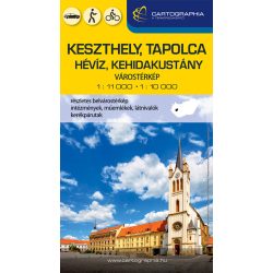 Keszthely, Hévíz, Tapolca, Kehidakustány várostérkép  