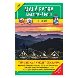 Kis-Fátra, Mártoni-havasok turistatérkép és kerékpáros térkép - Malá Fatra, Martinské hole - VKÚ TM 120 