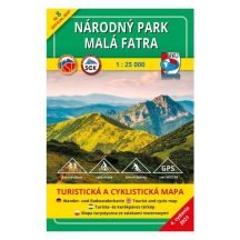   Kis-Fátra Nemzeti Park turista- és kerékpáros térkép - Národný park Malá Fatra - VKÚ TM 8