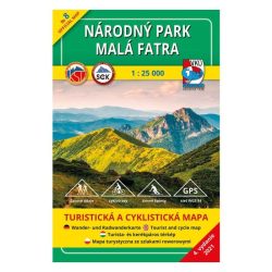 Kis-Fátra Nemzeti Park turista- és kerékpáros térkép - Národný park Malá Fatra - VKÚ TM 8